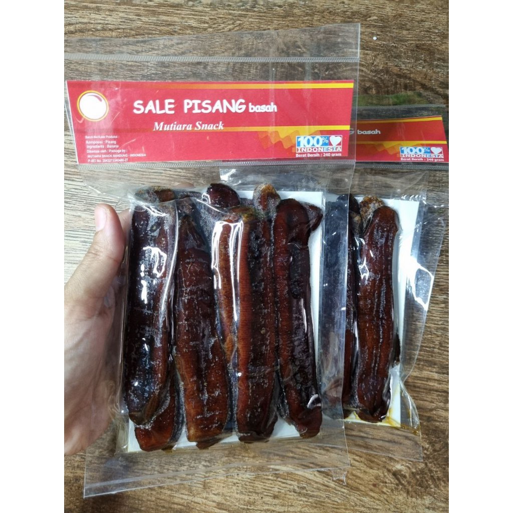 

sale pisang basah/snack mutiara/sale pisang
