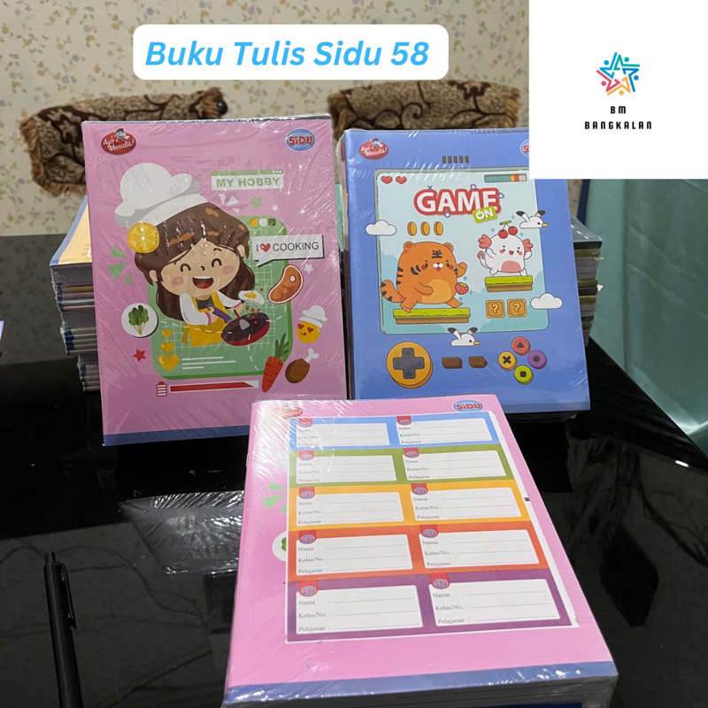 

Buku Tulis SIDU 58 Lembar Eceran