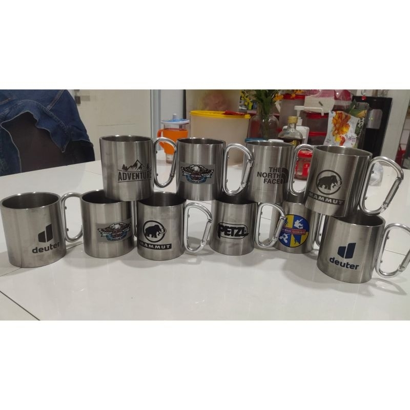 Mug Carabiner Stainless travel camping