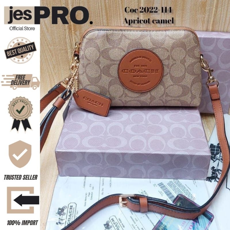 JESPRO 8 971 | COACH Free Box & Invoice Tas Import Selempang Wanita | Fashion Perempuan / Cewek Supp