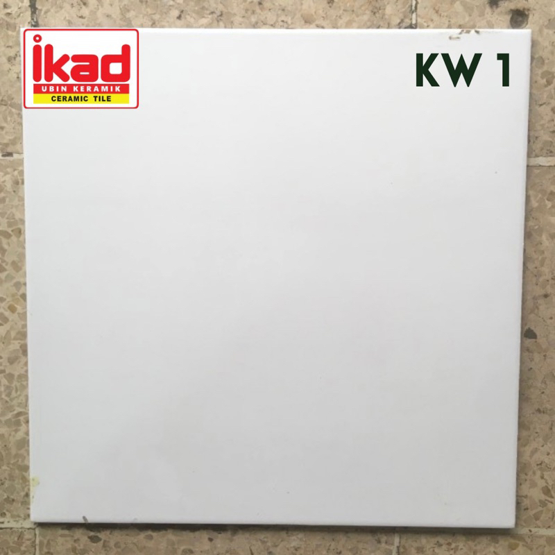 Keramik Putih IKAD 40x40 KW 1