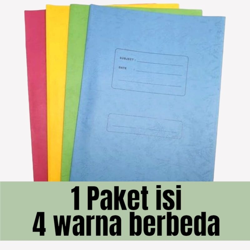 

Map Kertas Tebal/Stopmap Folio Kabita 4 warna