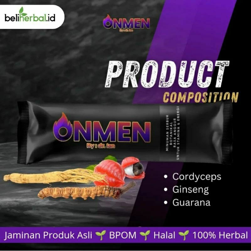 OnMen Serbuk Herbal Penambah stamina P. BPOM ORIGINAL HALAL