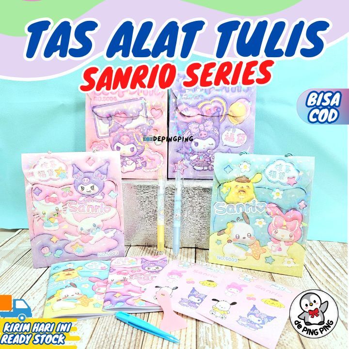 

Tas Jinjing 1 set ATK Sanrio/ Alat Tulis Sanrio 1 set/ Alat Tulis Sanrio Series