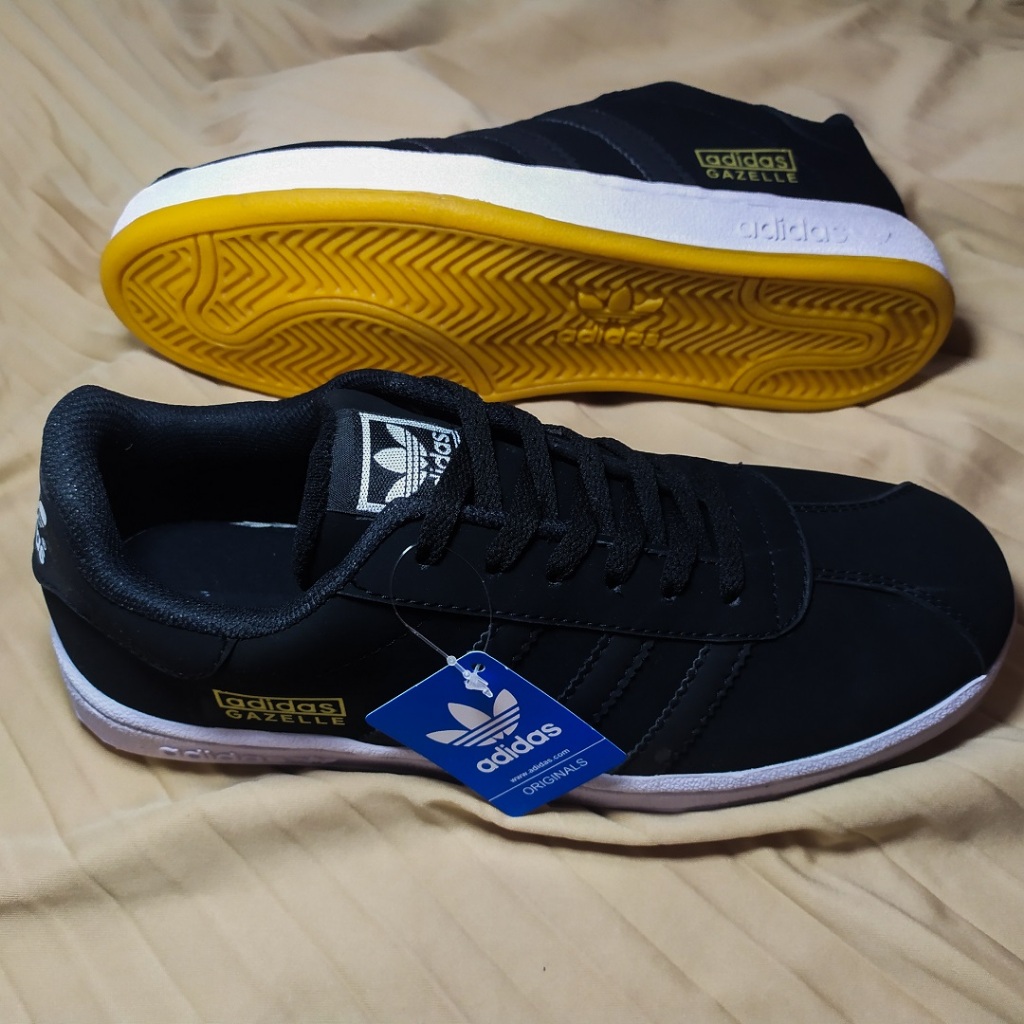 sepatu sneakers terbaru 2023 / Sepatu Neo Baseline Adidas Gazelle Hitam sol Putih ORIGINAL Sepatu Pr