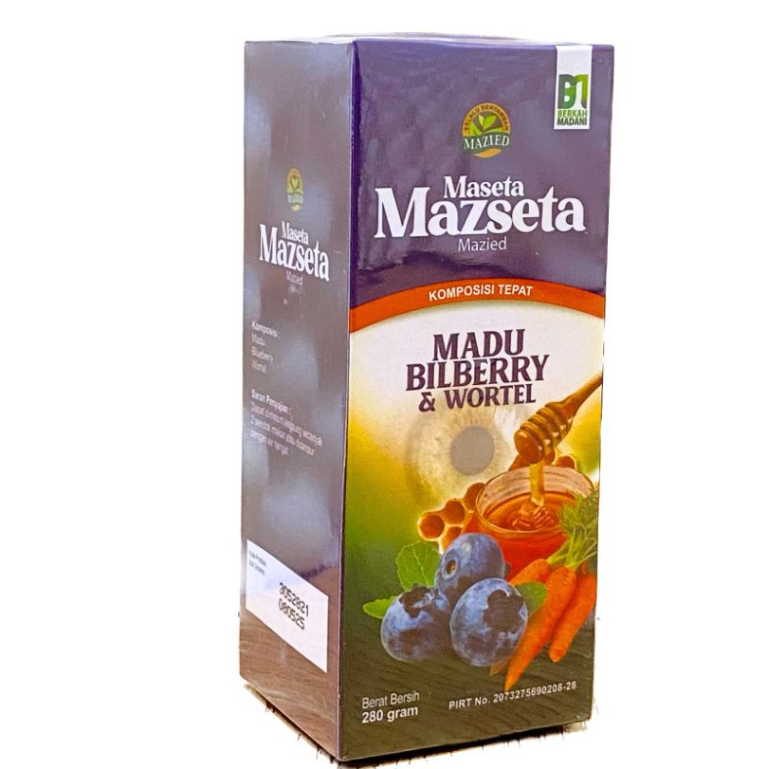 

PROMO EXP 05 2025 MADU MATA MAZSETA MAZIED 280GR / Madu Bilberry dan Wortel Mazseta Mazied Madu Kesehatan Mata MASETA