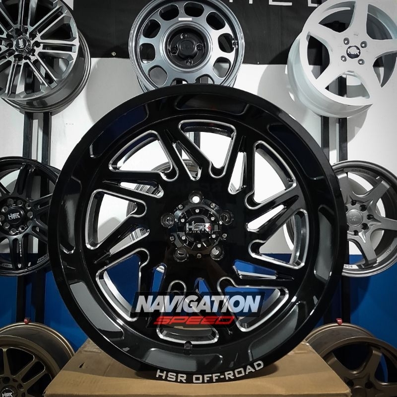 Velg Racing R20 Lebar 10 Hole 5x127 Buat Mobil Rubiccon Hsr Fg Megumi Ring 20