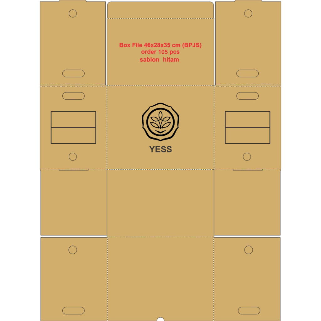 

Box Arsip CUSTOM "YESS" 46X28X35 cm