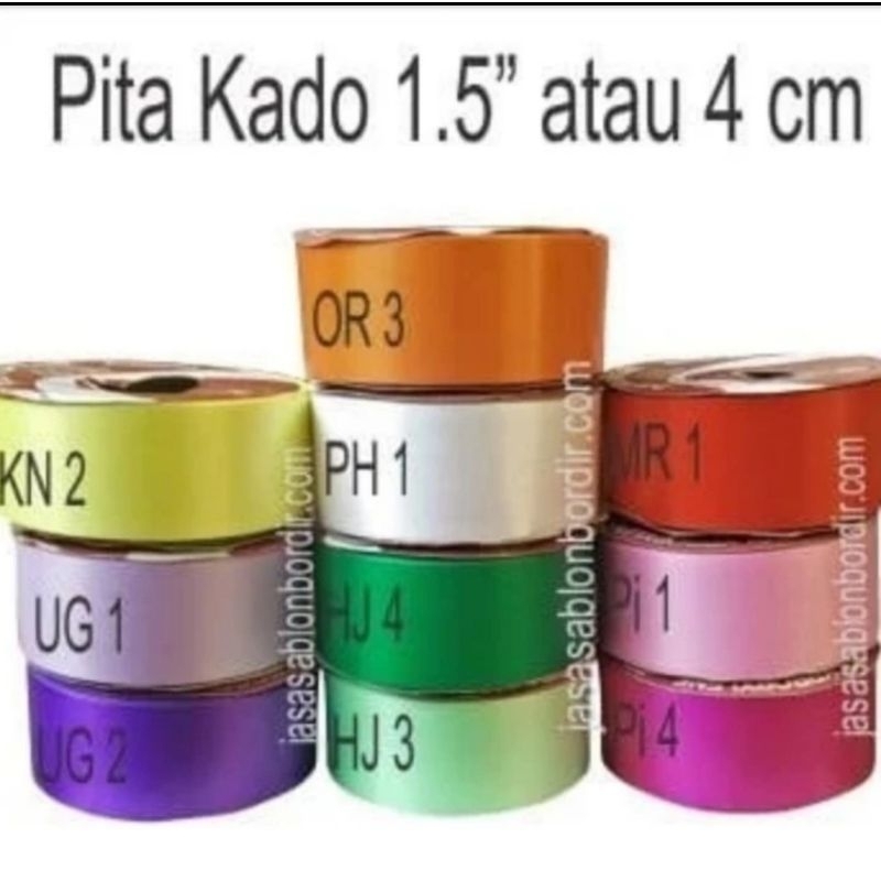 

Pita Kado / pita Jepang 1.5 inch atau 4cm