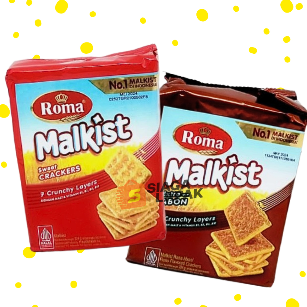 

Roma Malkist Family Pack 224gr All Varian Crackers Abon