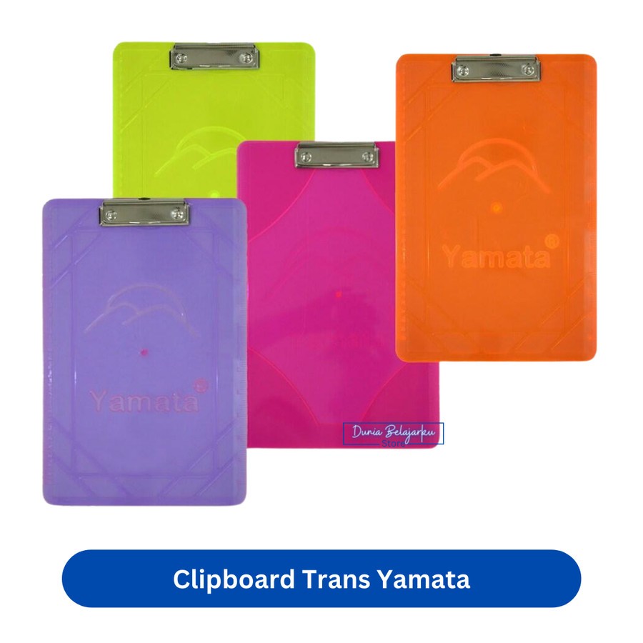 

Papan Jalan Trans Yamata Akrilik Folio Clipboard Yamata Transparan