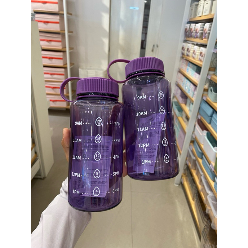 MINISO Plastic cool bottle with handle 800ml / botol minum miniso / tumbler miniso