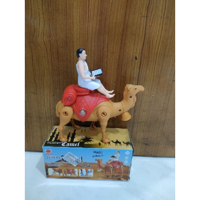 (HOSIJI) Mainan Unta Arab Besar / Mainan Unta Ngaji / Onta Berjalan / Mainan Edukasi Anak