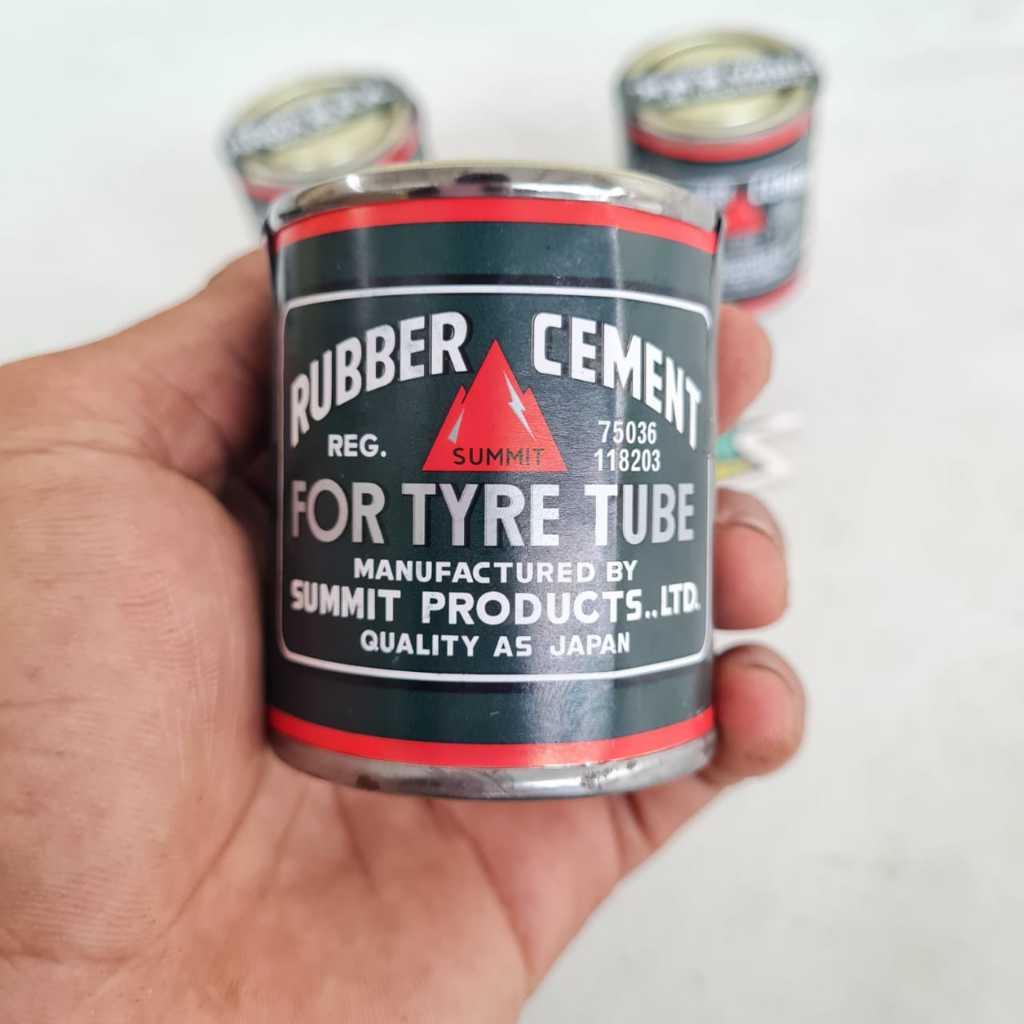 Lem Tambal Ban Dalam Sepeda dan Motor Summit Rubber Cement