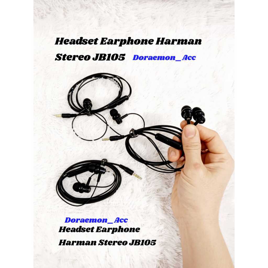 Headset Handsfree Earphone JB105 Stereo Bass