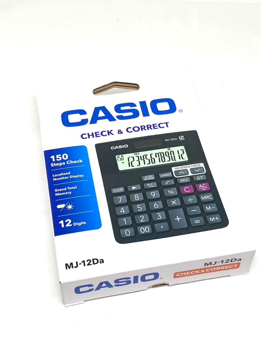 

Casio MJ-12Da - Kalkulator Desktop Check Correct MJ 12Da 12 Digit Cek Ulang