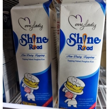 

[PRODUK-YL0TE42] Shine road whipping cream non dairy whip topping nabati merry lady 1lt Grosir