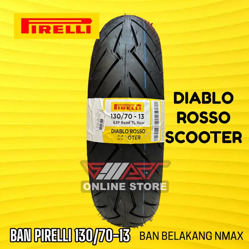 BAN PIRELLI DIABLO ROSSO SCOOTER 130/70-13