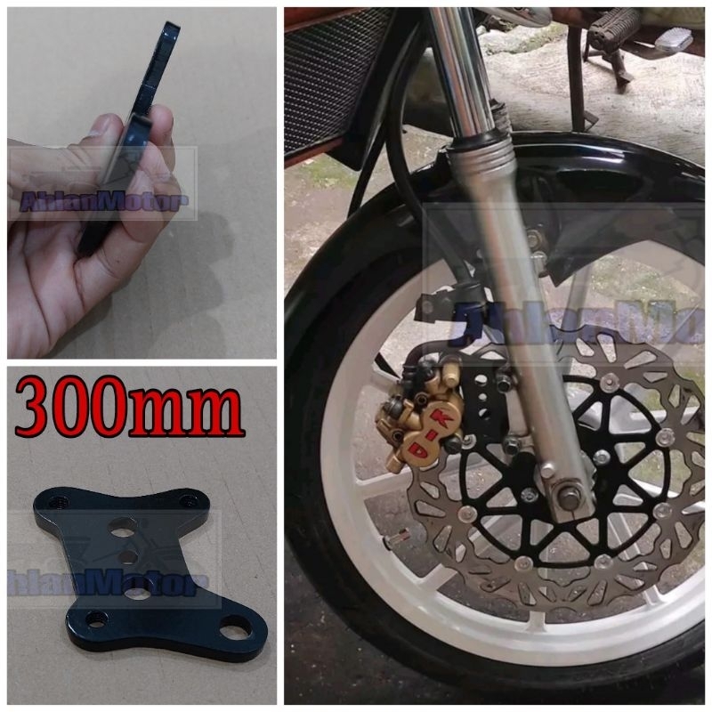 Breket disc breket piringan NINJA S R NINJA R 300 MM 260 MM/Breket Kaliper Depan Standar Ninja R Nin