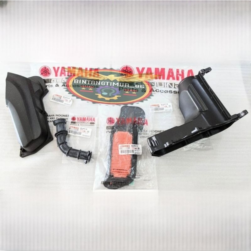 KOMPONEN RUMAH BOX FILTER UDARA SET MIO J GT SOUL GT 115 FINI 115 X-RIDE 115 ORIGINAL YGP (54P)