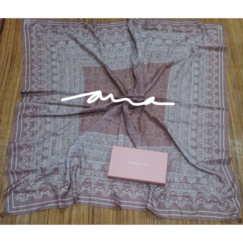 SALE. New Minang Heritage Scarf - Walnut by Ria Miranda