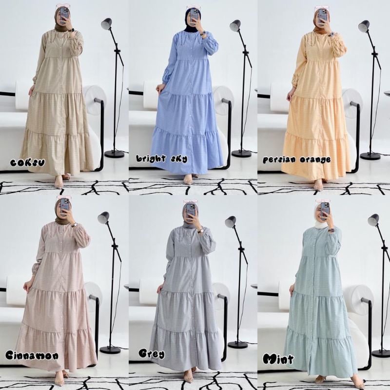 Gamis Terbaru Azaleana PREMIUM Gagil by ova