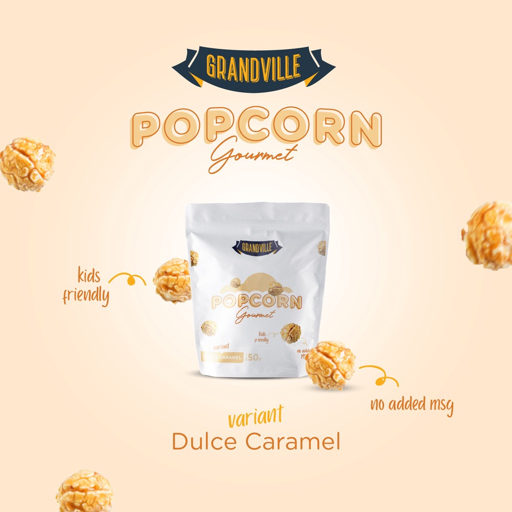 

[P0G] Grandville Popcorn Gourmet Dulce Caramel 85