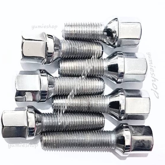 modelTipe FBQ592 BAUT RODA MERCY 12 MM MOBIL MERCEDES BENZ BMW MAZDA M12 ADA PILIHAN PANJANG