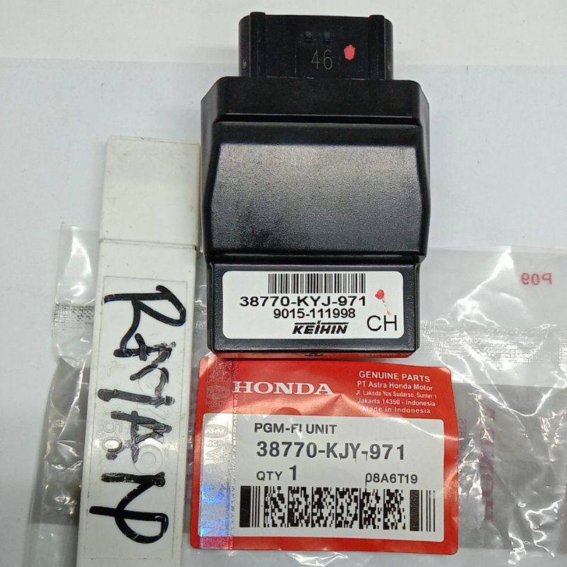 ECU ECM KYJ Supra x 125 fi helm in Supra x 125 helm in