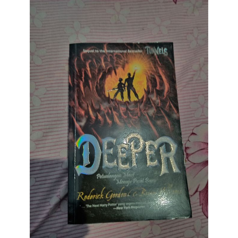 Preloved novel DEEPER by Roderick Gordon Tunnel series