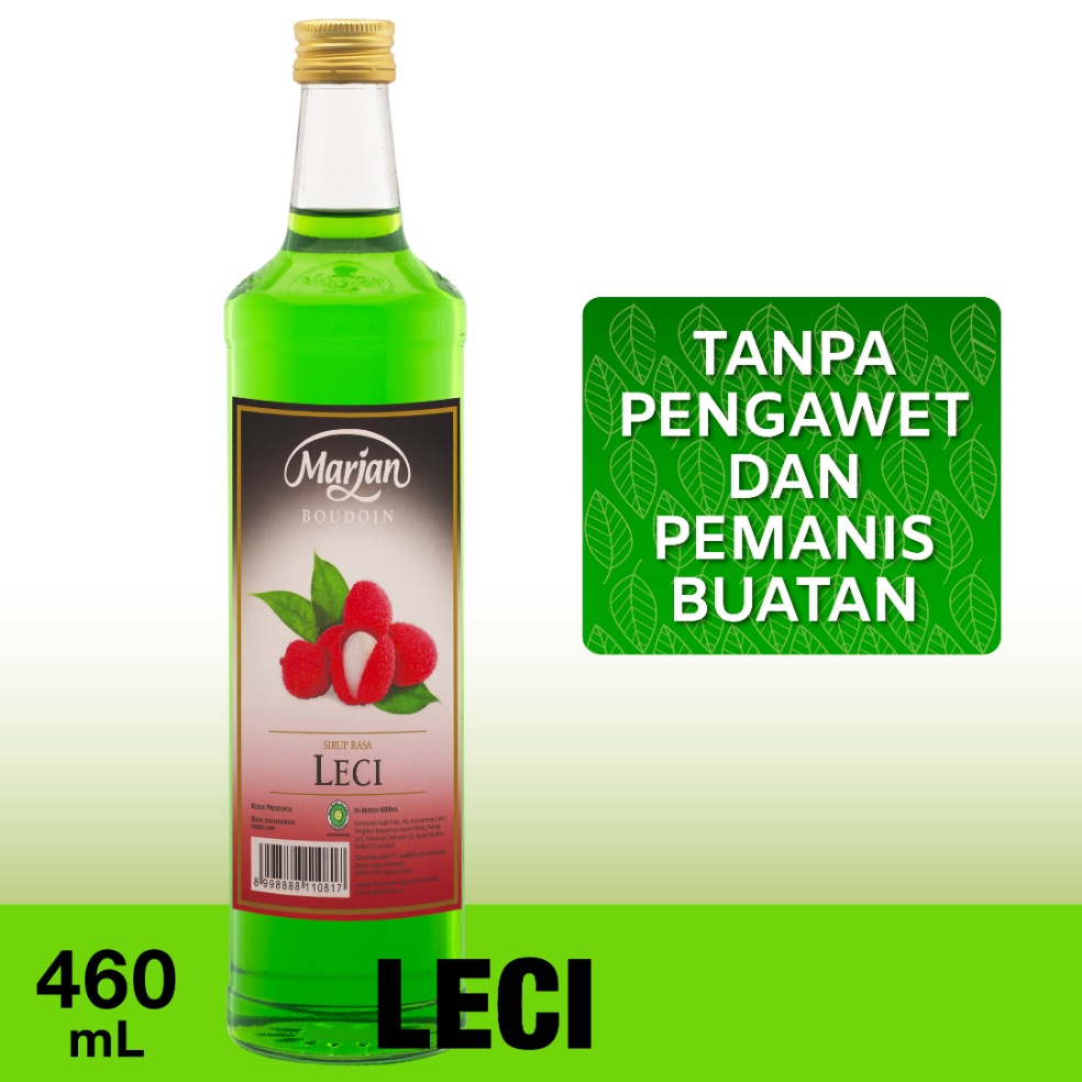 

Q77CR Marjan Boudoin Syrup Lychee 460ml thvbt