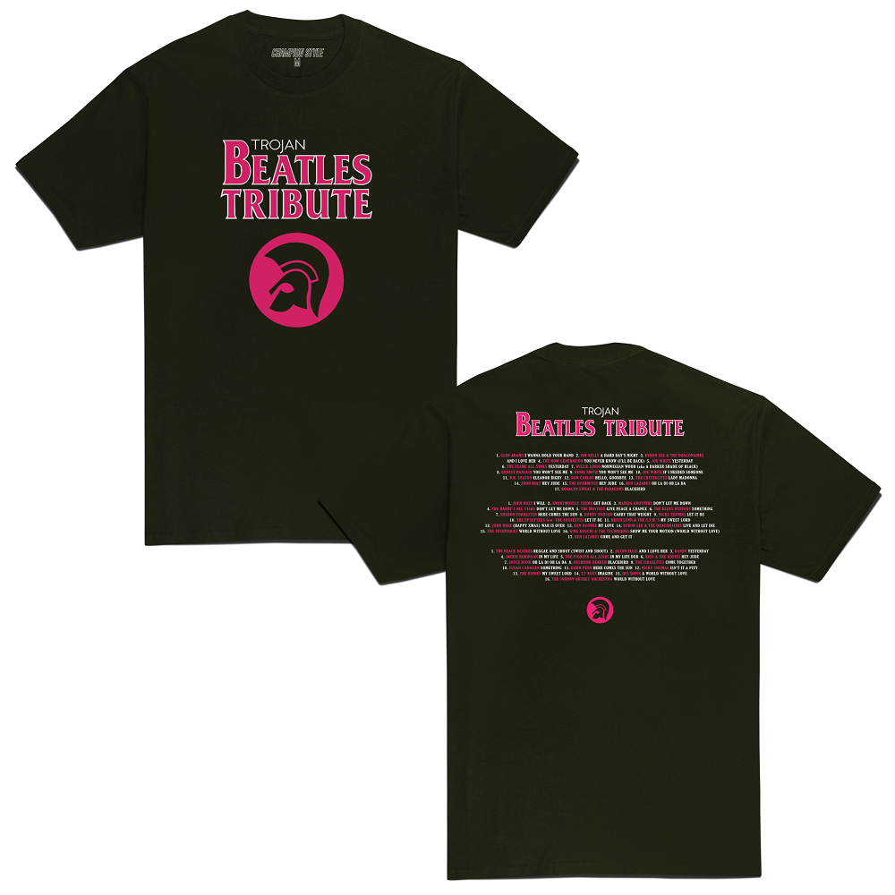 Baju Kaos Tshirt Trojan Beatles tribute Reggae Music