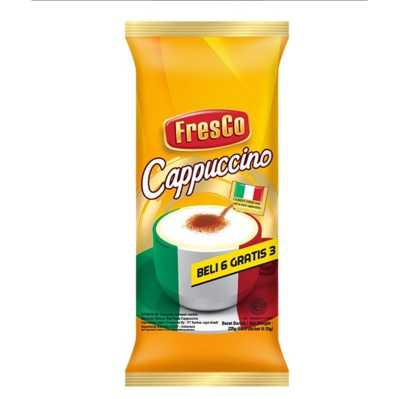 

FRESCO kopi capuccino sact 25gr