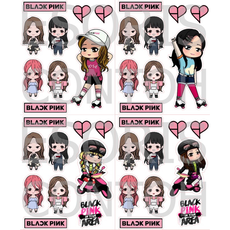 

(ES) STICKER BLACKPINK AESTHETIC LUCU #E005