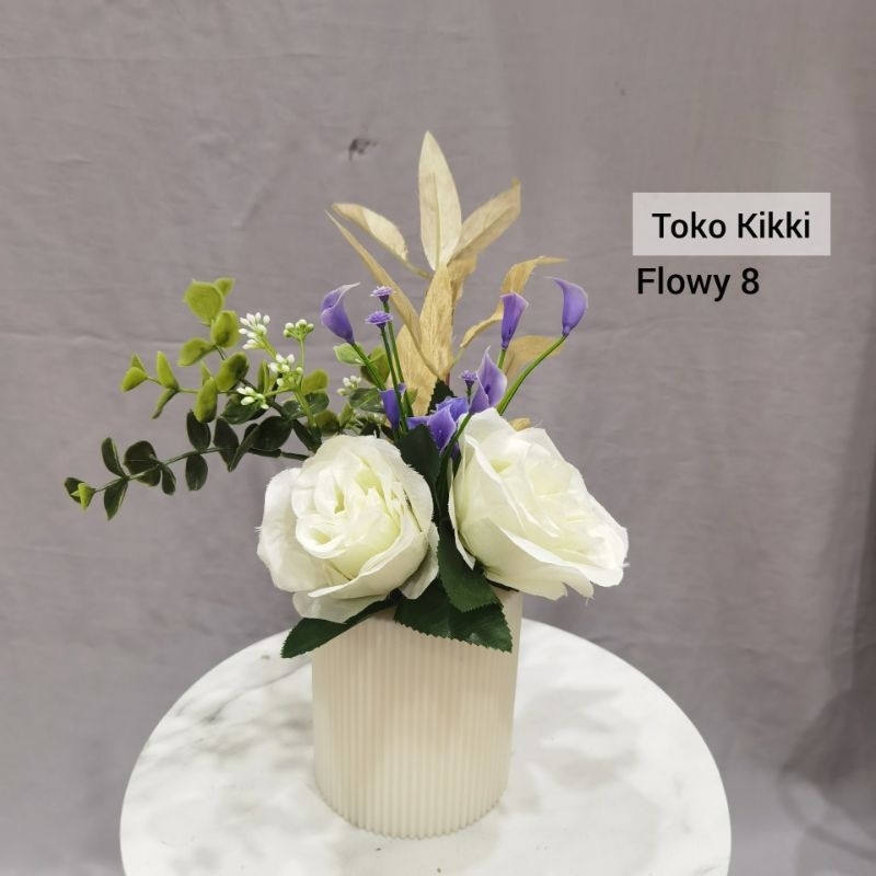 Bunga Artificial untuk Kue / mix bunga artificial/ Bunga Kue / Flowy Toko Kikki