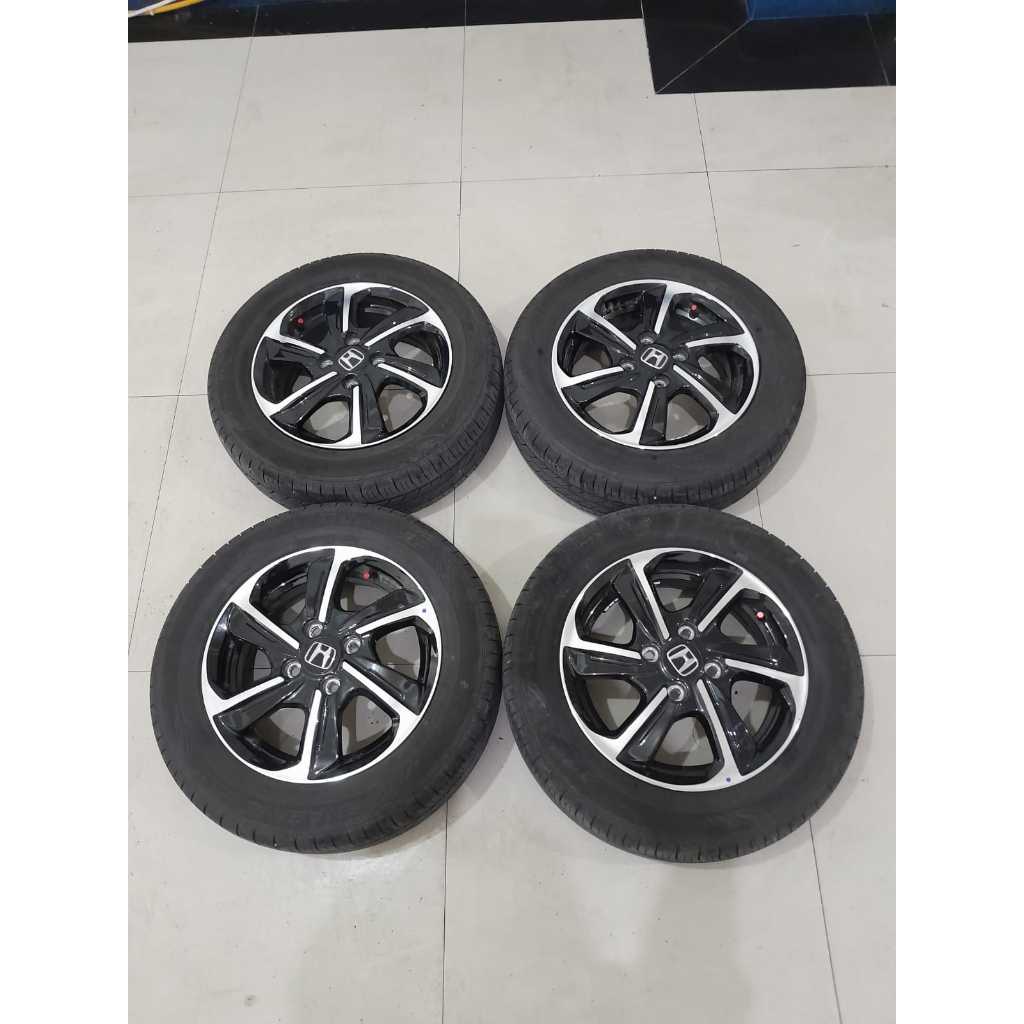Velg Bekas Ring 14 Lubang 4 STD BRIO R14X5 4X100 ET50 BAN 175 65 R14