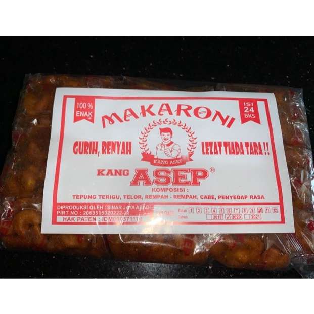 

[❉M97(] Makaroni Kang Asep Pedas 1 Pack isi 24 pcs Recomended
