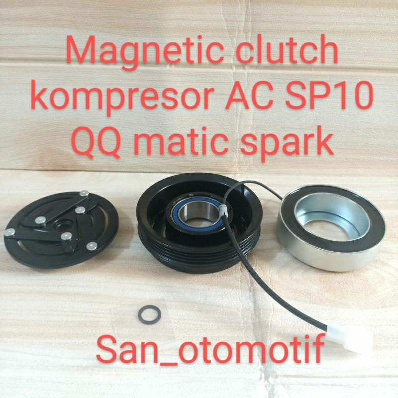 Magnetic clutch kompresor AC Cherry QQ Daewoo Matic Chevrolet Spark ori