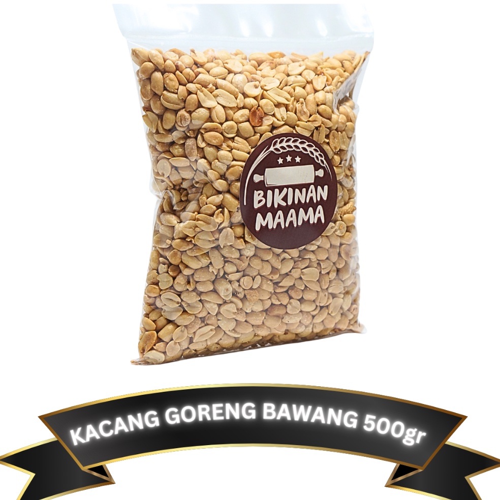 

[0V959] Cemilan Kacang Goreng Bawang Super500g ✹#Sale