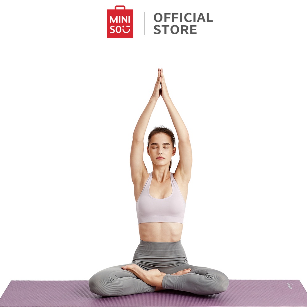 B44ru Miniso Matras Olahraga Matras Yoga Anti Slip 5MM Nyaman Alat Fitness Rumah Alat Olahraga Sport