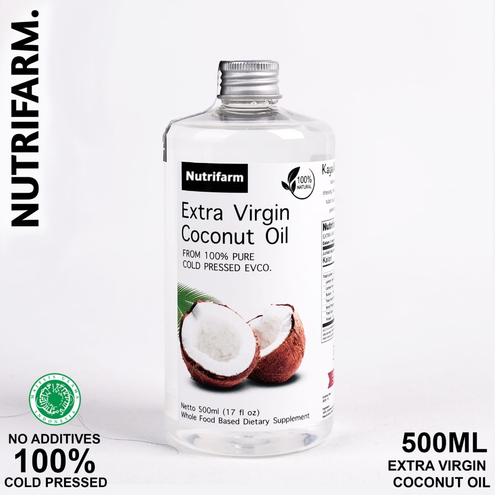 

[☯S52(] EXTRA VIRGIN COCONUT OIL 500GR / EXTRA VIRGIN COCONUT OIL 500ML / VIRGIN COCONUT OIL 500ML / VIRGIN COCONUT OIL COLD PRESSED / VIRGIN COCONUT OIL RAMBUT / MINYAK KELAPA MURNI UNTUK WAJAH / MINYAK KELAPA MURNI WANGI / MINYAK KELAPA MURNI ASLI UNT