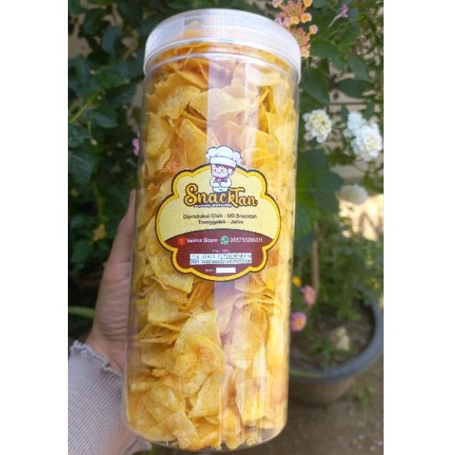 

KRIPIK KENTANG ORIGINAL ASIN,COCOK UNTUK LAUK SOP, SOTO DAN BAHAN BALADO