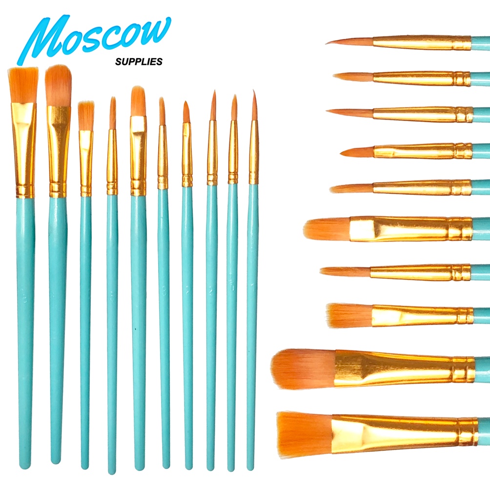 

[۩U70@] Kuas lukis set isi 10 pcs biru Discount Today
