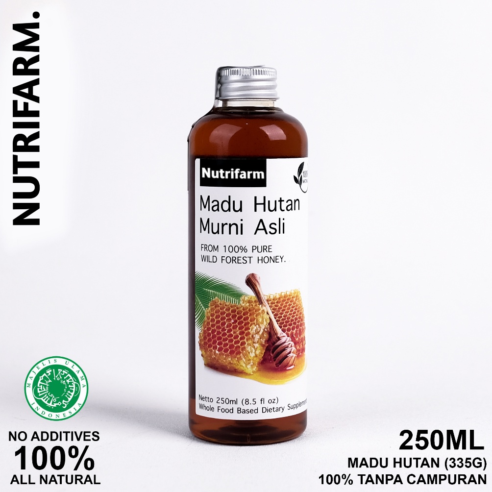 

MADU HUTAN 250ML (335G) ASLI ORIGINAL ALAMI TANPA CAMPURAN APAPUN / MADU HUTAN GHOLIBAN KALIMANTAN Ready Stok