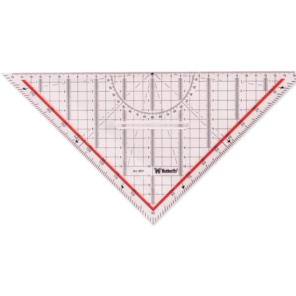 

Pasti Murah Butterfly Penggaris Segitiga / Scala BT-2011 ➢❈
