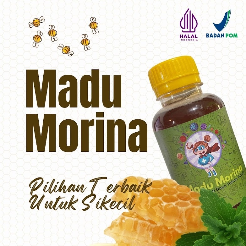 

Madu morina Obat Herbal Alami Peningkat Nutrisi Kecerdasan Berat Badan Gizi Nafsu Makan