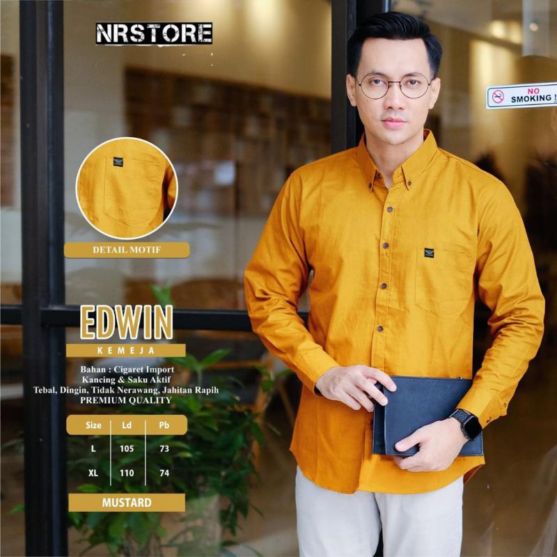 kemeja edwin mustart