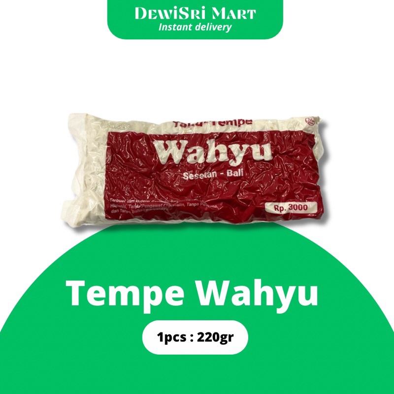 

Tempe Wahyu 220gr - Dewi Sri Mart