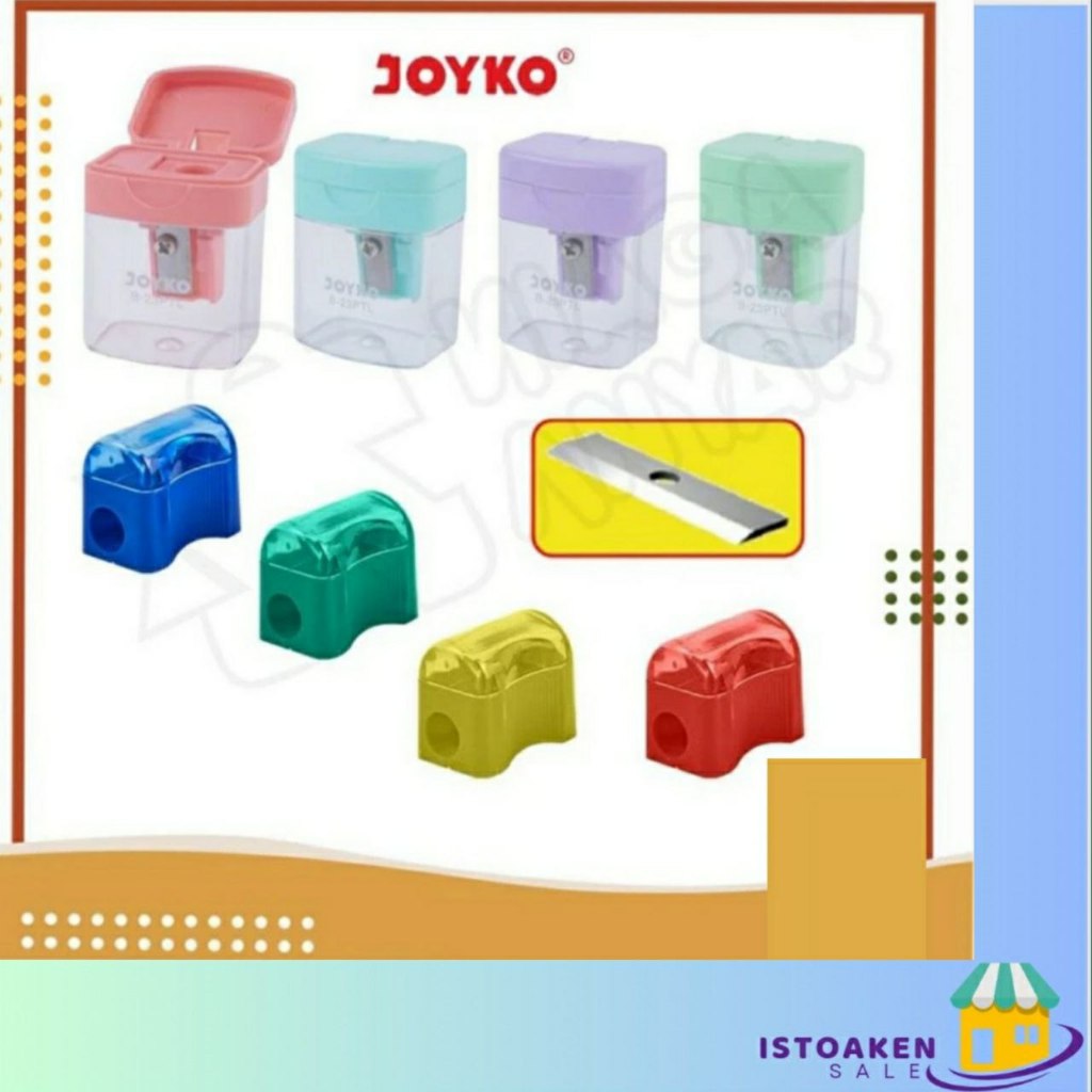 

Joyko Rautan Pensil Serutan Roti / Pencil Sharpener Pengserut - SP-362- Biru