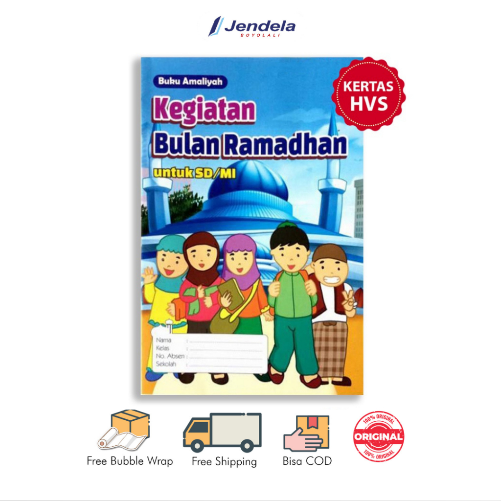Buku Kegiatan Bulan Ramadhan Untuk SD MI Buku Kegiatan Ramadhan Buku Ramadhan